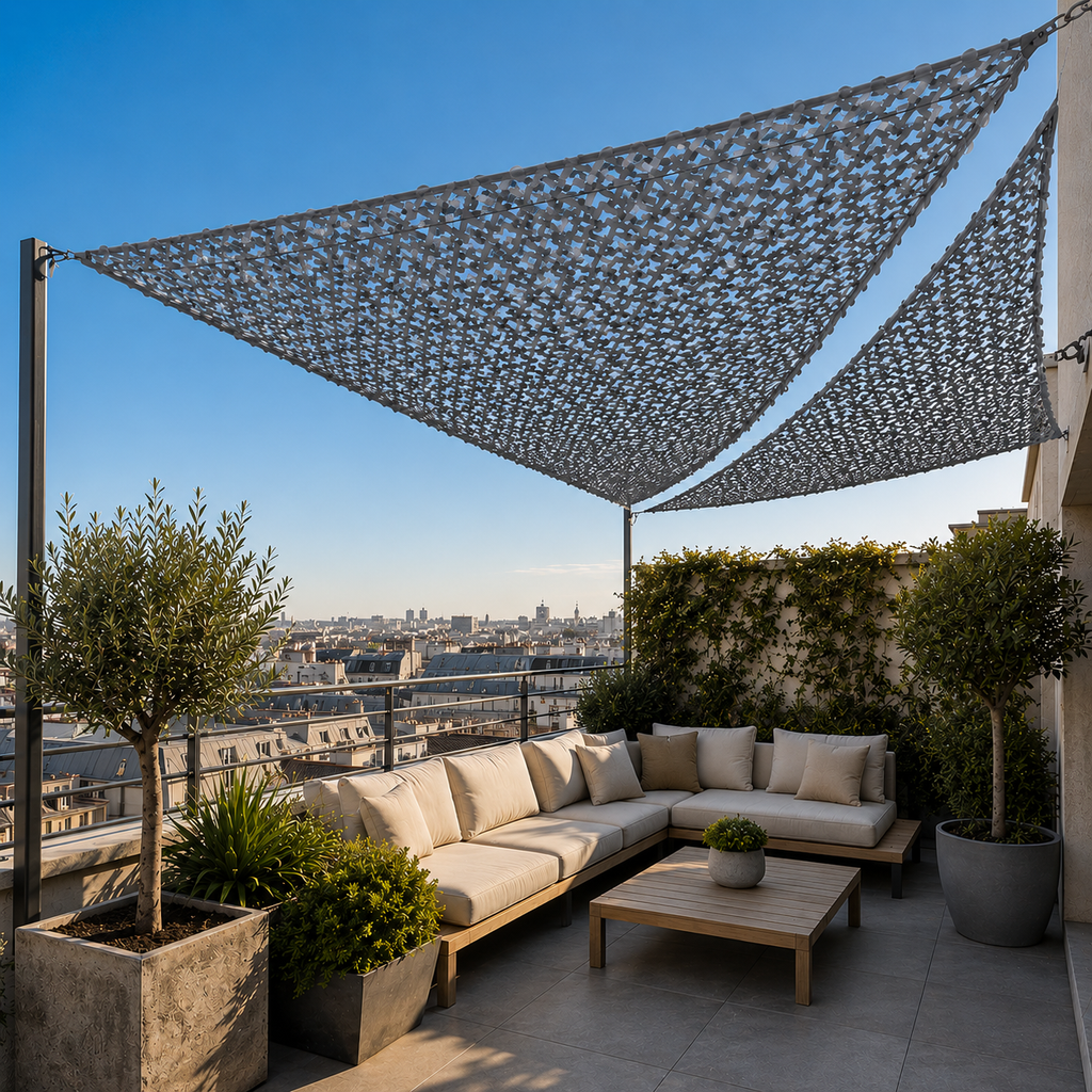 Le Filet de camouflage triangulaire renforcé premium