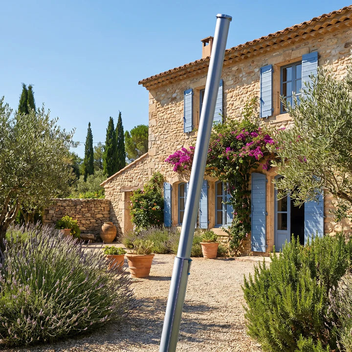 Mât télescopique aluminium - Support réglable en hauteur