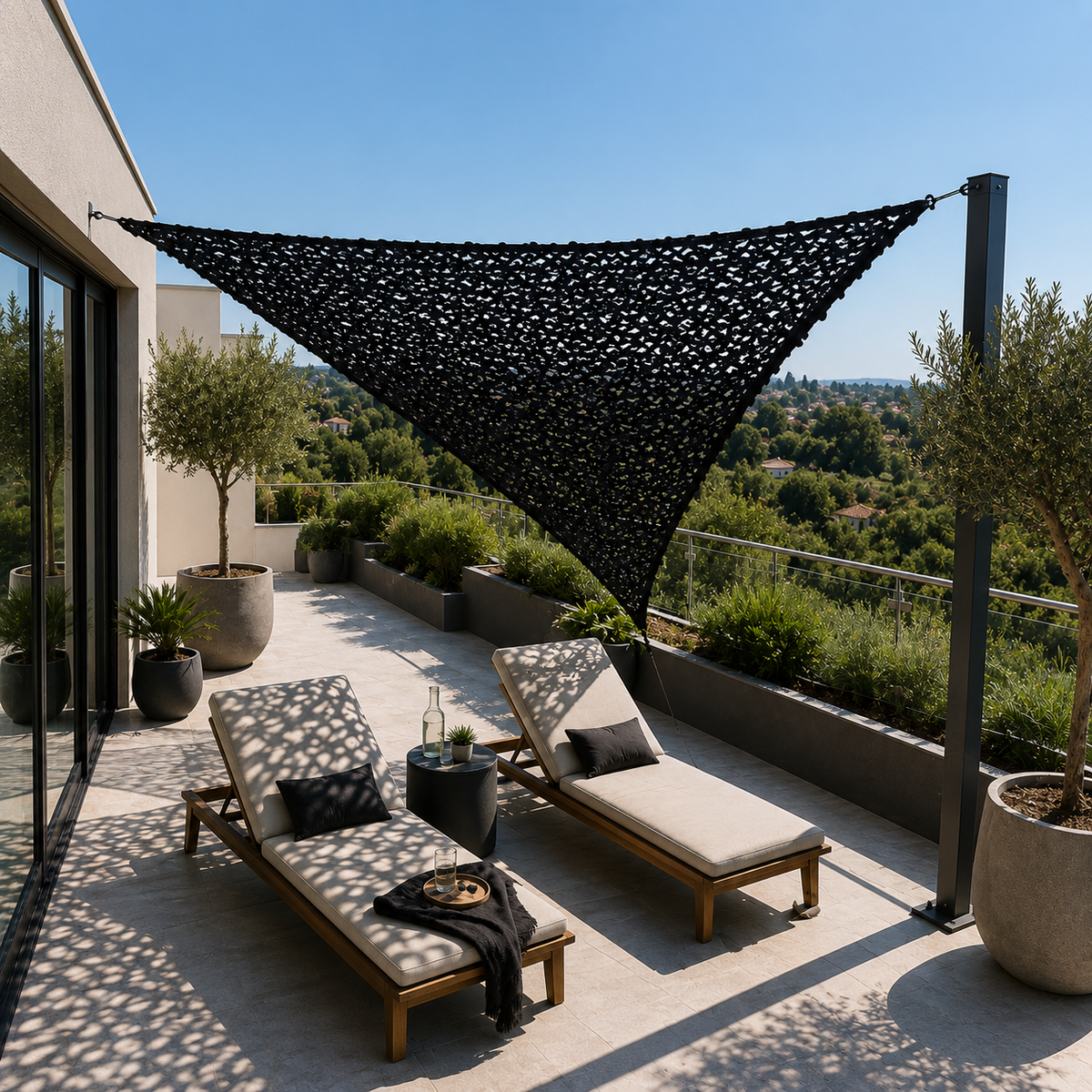 Le Filet de camouflage triangulaire renforcé premium