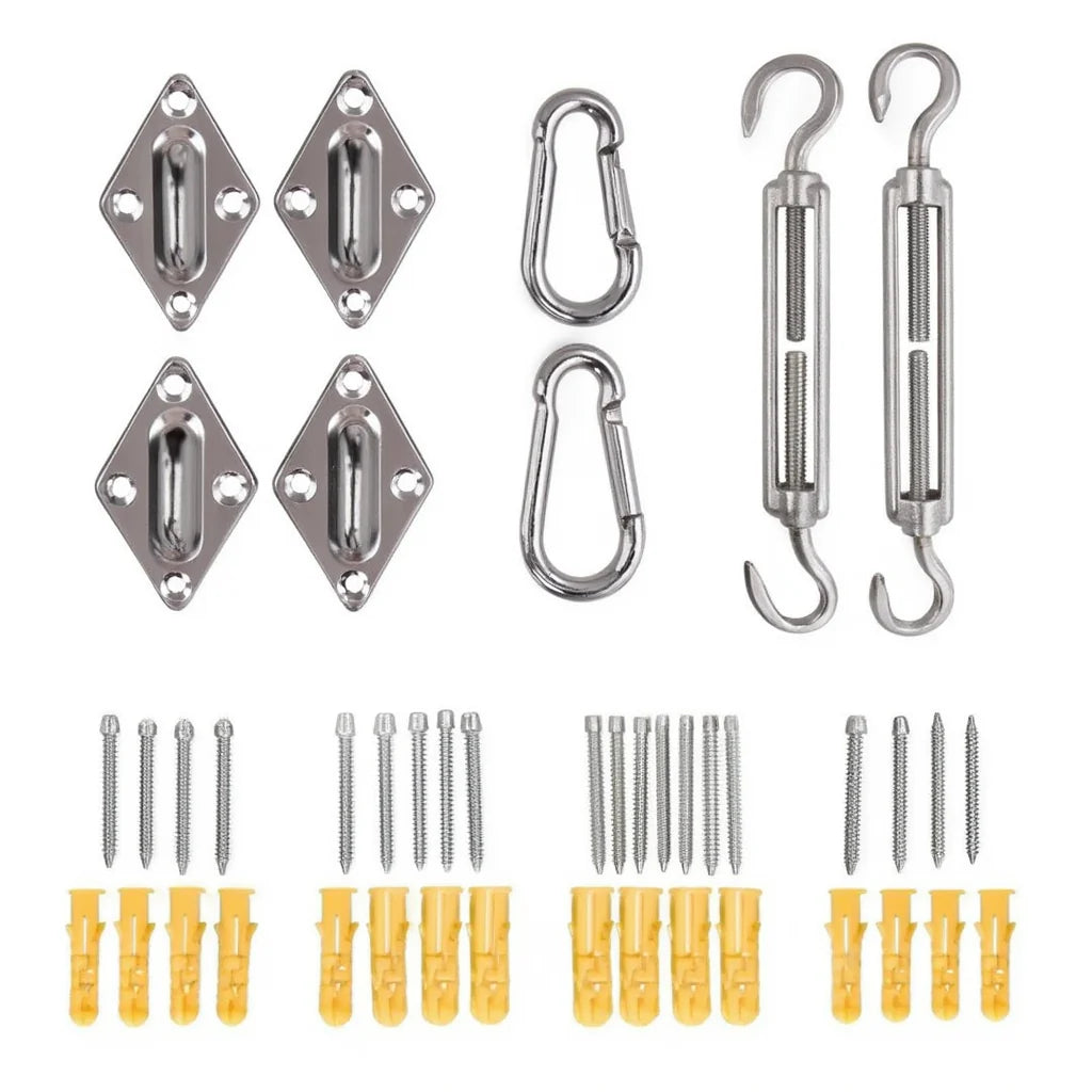Kit de fixation complet - Acier inoxydable
